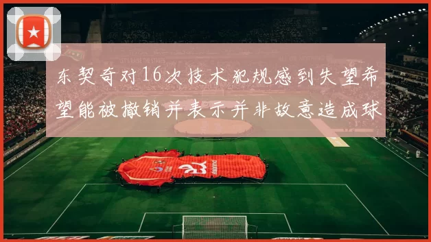 东契奇对16次技术犯规感到失望希望能被撤销并表示并非故意造成球队困扰
